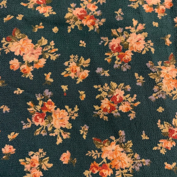 American Eagle Floral Tie Wrap Skirt - Picture 2 of 5